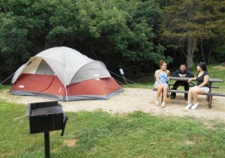 Rent a tent and picnic area