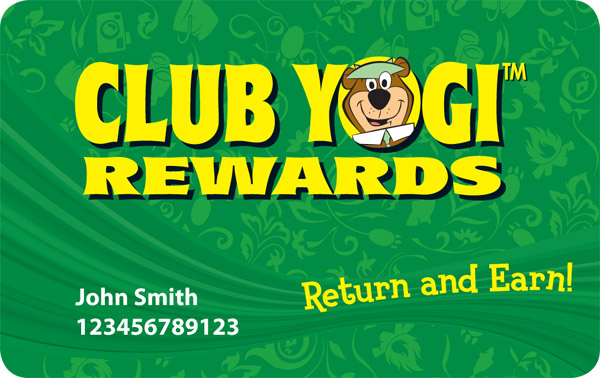 Club Yogi Rewards card