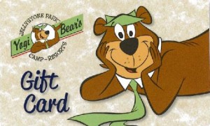 Yogi Bear gift cards available